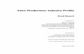 Lime Production: Industry Profile Manufacturing_IP.pdf · the lime manufacturing industry provides information to be used to support the regulation. Lime manufacturing falls under