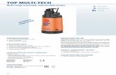 TOP MULTI-TECH - Pedrollo S.p.A. MULTI-TECH_EN_50Hz.pdf · 272 TOP MULTI-TECH C P INSTALLATION AND USE TOP-MULTI-TECH pumps are recommended for pumping clean water and liquids that