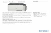 Epson AcuLaser C3900N - Printers2Go Epson Online Store · Epson AcuLaser C3900N DATASHEET Fast colour printing for small and medium workgroups needing a compact and affordable A4