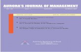 AURORA’S JOURNAL OF MANAGEMENT · Dr J Arpan Kumar, M.H.R.M., LL.M., Ph. D. (He can be reached at arpankumarj@gmail.com) 'Ignore talent, lose competencies' Abstract Effective talent