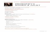 PROKOFIEV’S ROMEO & JULIETvirtuoso concerto with the organically unified symphony. Like Liszt, Sergei Prokofiev remade his image. The former bad boy of music, who escaped to the