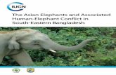 The Asian Elephants and Associated Human-Elephant Conflict in … · 2015-08-27 · The Asian Elephants and Associated Human-Elephant Conflict in South-Eastern Bangladesh. IUCN (International