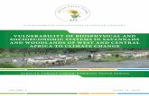 VULNERABILITY OF BIOSPHYSICAL AND SOCIOECONOMIC SYSTEMS IN … · 2019-01-17 · a platform for stakeholders in african forestry AfricAn forest forum working pAper series VULNERABILITY