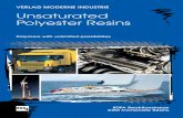 VERLAG MODERNE INDUSTRIE Unsaturated Polyester Resins ... · A mixture of saturated and unsaturated di-carboxylic acids is normally used to adjust the degree of unsaturation. The