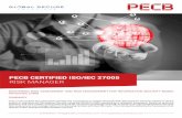 PECB CERTIFIED ISO/IEC 27005 RISK MANAGER · 2016-06-27 · MASTERING RISK ASSESSMENT AND RISK MANAGEMENT FOR INFORMATION SECURITY BASED ON ISO/IEC 27005 SUMMARY This course enables