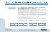 Spherical roller bearings · The spherical roller bearings for vibratory applications are also available with tapered bore, taper 1:12. Designation example: 22324 CCKJA/W33VA405 Bearing