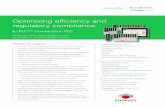 Optimizing efficiency and regulatory compliance · 2017-11-15 · E+PLC400 is a modular PLC designed to meet the stringent ... DI6-230V Six channel isolated 230V ac digital input