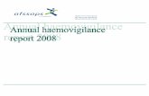 2008 Annual Haemovigilance report · - In 2008 for the 1st time, a work symposium bringing together the RHCs and the haemovigilance correspondents of the BE was organised, under the