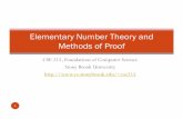 Elementary Number Theory and Methods of Proofpfodor/courses/CSE215/L...(c) Paul Fodor (CS Stony Brook) Proving Existential Statements x D such that Q(x) is true if, and only if, Q(x)