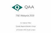 TNE Malaysia 2019...TNE has been the main area of growth (but…) 0 500000 1000000 1500000 2000000 2500000 3000000 2010/11 2011/12 2012/13 2013/14 2014/15 2015/16 2016/17 2017/18 Total