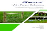 Wire Fence Solutions - Hampton Steel · Plain wire 1.80 mm - 3.25 mm 15 swg - 10 swg ... Plain, Field, Electric 3.25 mm - 4.20 mm 10 swg - 7½ swg Mild steel barbed 2 x 1.80 mm -
