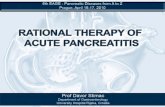 INCIDENCE OF ACUTE PANCREATITIS · INCIDENCE OF ACUTE PANCREATITIS 5 –80 / 100.000 Jiang K, Chen XZ, Xia Q, Tang WF, Wang L. Early nasogastric enteral nutrition for severe acute