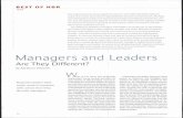 Managers and Leaders Are They Different?timurdhaka.weebly.com/uploads/5/4/0/2/5402479/harvard... · 2019-10-25 · Manager Versus Leader Personality A managerial culture empha- sizes