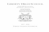 LIBERTY HIGH SCHOOL - Hillsboro School District...Welcome to Liberty High School Dear Liberty Falcon Community, It is with great excitement that I welcome you to the 2017-18 school