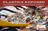 Plastics exposed - Global Alliance for Incinerator ... · Table 6. Plastic sando shopping bags and plastic labo bags 24 discarded per capita per week in the selected project sites