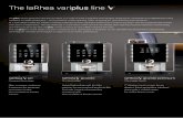 The laRhea variplus line - Importalia v_series_brochure.pdf · Variplus, which gives the new line its name, is a suite of three integrated technologies designed to coordinate and