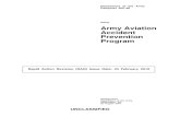 Safety Army Aviation Accident Prevention ProgramSafety Army Aviation Accident Prevention Program *Department of the Army Pamphlet 385–90 History. This publication is a rapid action