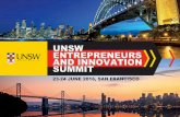 UNSW ENTREPRENEURS AND INNOVATION SUMMIT · Pizza Hut Inc. He is a member of UNSW’s Australian School of Business Alumni Leaders Group and honorary Chairman of the US-based UNSW