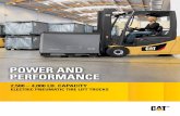 POWER AND PERFORMANCE - Fraza · Delivering Maximum Performance Combing the latest in operator ergonomics and advanced AC control, the Cat® 2ET2500-2ET4000 series of three-wheel