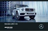 Mercedes-AMG G 63. · The new Mercedes-AMG G 63 does not tolerate rivals. Driven by the powerful AMG 4.0-litre V8 biturbo engine, AMG SPEEDSHIFT 9G-TRONIC, three diﬀerential locks,