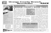Orange County Branch Newsletter · Orange County Branch Newsletter Published Monthly By the ASCE, Orange County Branch September 2005 by Greg Heiertz,PE PRESIDENT’S MESSAGE ASCE