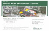 FOR LEASE North Hills Shopping Center · 2018-07-13 · Suite C: 3,987± SF – Strong regional trade area – Recent shopping center remodel – Long term tenants – Tenants include: