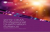 2019 CIMA Professional Qualification Syllabus Future of Finance... · 2019-01-31 · 4 CIMA Professional Qualification Syllabus 5 The CIMA Professional Qualification CIMA’s objective