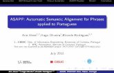 ASAPP: Automatic Semantic Alignment for Phrases applied to ...propor2016.di.fc.ul.pt/wp-content/uploads/2015/10/PROPOR_ASSIN_ASAPP.pdf · Morphosyntactic Features number of Noun,