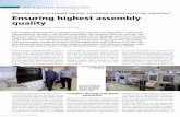 Manufacture in a relaxed manner: combined optical and X-ray … · 2014-08-11 · TEST & QUALITY ASSURANCE XXX 2 EPP EUROPE AUSGABE 2012 Manufacture in a relaxed manner: combined