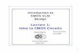 Lecture 1: Intro to CMOS Circuits - University of Pittsburgh...1: Circuits & Layout Slide 6CMOS VLSI Design Transistor Types Bipolar transistors – npn or pnp silicon structure –