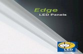 LED Panels · EdgeLED Panel Item No Product Code Description 02988 LED-6060-M-26W-CW Triac dimmable 26W 594x594x11mm T-Bar & Plaster Mountable Ceiling Panel 02987 LED-6060-M-26W-NW