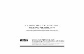 CORPORATE SOCIAL RESPONSIBILITY - ICSI Final 02022015.pdf2 CORPORATE SOCIAL RESPONSIBILITY Governance and business ethics make the concept of Corporate Social Responsibility inevitable.