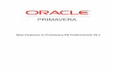 New Features in Primavera P6 Professional 15 1 WHATS NEW · The ability to include baselines when importing and exporting projects in Primavera XML format has been added to P6 Professional
