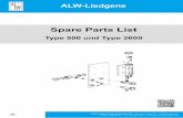 s9a3107687ec899d7.jimcontent.com · Spare Parts List Valve with chassis connection (Type 500 & No.9 - Valve with hose connection (Type 500 & 2000) No.10 - Adolf Liedgens & Sohn GmbH