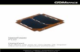 NanoPower P110 Datasheet - GOMspace · Datasheet NanoPower P110 22 October 2018 DS 1014192 2.10 11 7 Custom Panels In many cases it may be desirable to use a custom structure rather