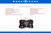 Libra - Aqua Lung · a ng nternatinal Table of Contents WARRANTY INFORMATION LIMITED LIFETIME WARRANTY * PRODUCT REPLACEMENT ON A PRORATED BASIS NOTE: This can be a subjective evaluation.Fair