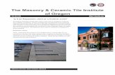 The Masonry & Ceramic Tile Institute of Oregonsion or a control joint. The expansion joint used in brickwork is designed to avoid cracking. Expansion Joints Brick, a kiln fired clay