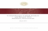 Comprehensive Capital Analysis and Review 2019 Summary ... · capital for its risks, and controls and governance sup-porting capital planning.11 The qualitative assess-ment is informed