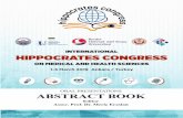 Uluslararası Hipokrat Tıp ve Sağlık Bilimleri Kongresi (1-3 Mart …fenedebiyat.halic.edu.tr/documents/abstract-book-1-636.pdf · 2019-03-13 · I International Hippocrates Congress