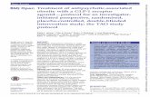 Open Access Protocol Treatment of antipsychotic-associated ...diabetes, cardiovascular diseases and early death. 1–4 The effects of current interventions against antipsychotic-asso-ciated
