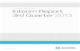 Interim Report 3rd Quarter 2013 - Maerskinvestor.maersk.com/system/files-encrypted/nasdaq_kms/assets/2013/12/06/5-34-12/...Interim Report 3rd Quarter 2013 A.P. Moller - Maersk Group