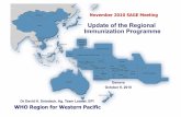 Update of the Regional Immunization Programme2015” (WHA58.15) World Health Organization • Western Pacific Regional Office • Expanded Programme on Immunization Programme Objectives