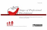 Stages of Professional Developmentarchives.marylandpublicschools.org/NR/rdonlyres/5F4F5041... · 2013-08-22 · Stages of Professional Development: A Resource for All Teachers Responsible