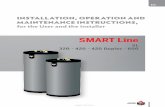 ES SMART Line - ACV · Manual reset high limit thermostat [89°C max.] B.Blue Bk. Black Br. Brown G. Grey W Or. Orange W. White Y/Gr. Yellow/Green c 1 2 Br Y/Gr B Or Y/Gr Bk Bk 2