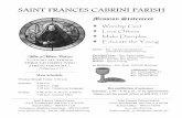 SAINT FRANCES CABRINI PARISH 2016-06-11آ  Saint Frances Cabrini Parish Saint Frances Cabrini School