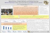 Digital Devices, Student Behavior, and Student Learning Distraction Poster.pdf · Digital Devices, Student Behavior, and Student Learning ... Due to the integration of technology