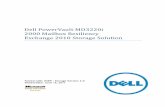 Dell PowerVault MD3220i 2000 Mailbox Resiliency Exchange ... · 4 Overview This document provides information on Dell’s storage solution for Microsoft Exchange Server, based the