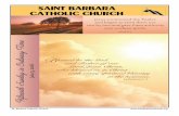 Saint Barbara July 15 2018 - Page Catholic church · July 15 2018 - Page 2 St. Barbara Catholic Church  July 14, 2018 — July 20, 2018 Saturday 8:00 AM Phaolo & Maria