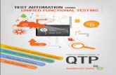 Uni˜ed Functional Testing - Adactin · Functional Testing). UFT has all the same features, which QTP 11.0 had and more. We will be using the word UFT or QTP interchangeably through