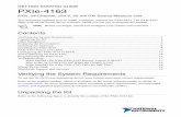 PXIe-4163 Getting Started Guide - National Instruments · 2019-01-29 · GETTING STARTED GUIDE PXIe-4163 PXIe, 24-Channel, ±24 V, 50 mA PXI Source Measure Unit This document explains